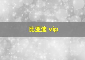 比亚迪 vip